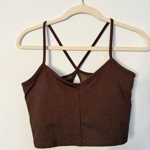 All in Motion Brown Camisole Top